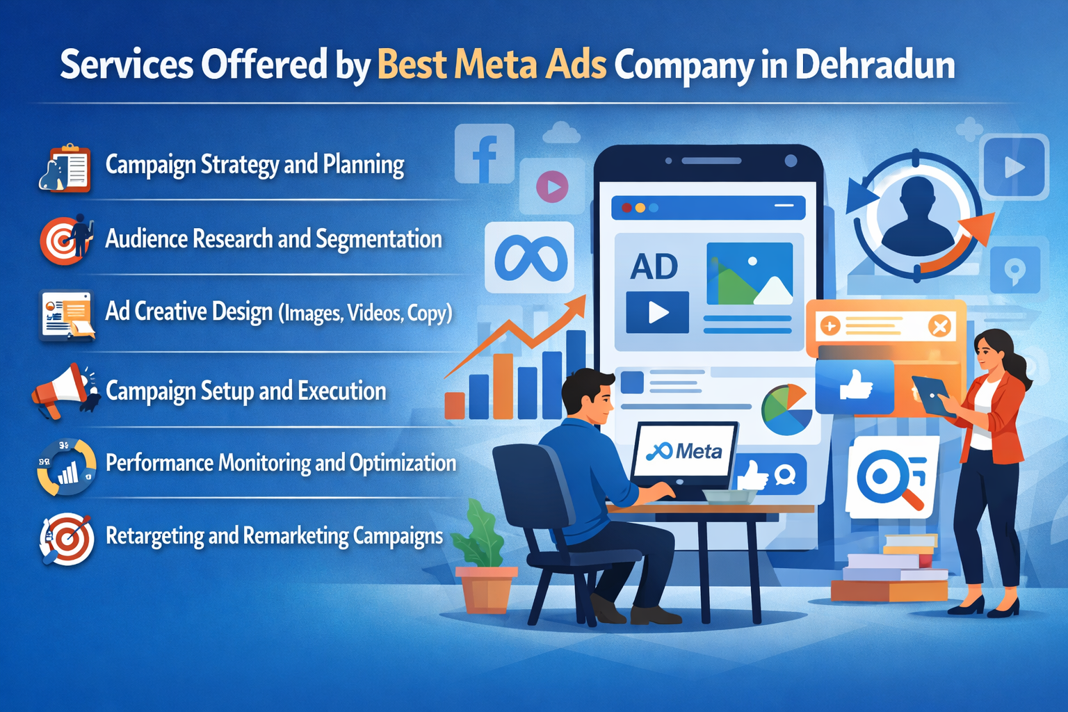 Services Offered by Best Meta Ads Company in Dehradun