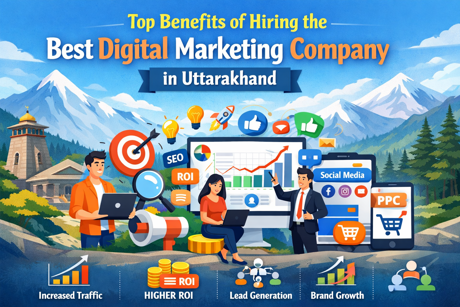 Top Benefits of Hiring the Best Digital Marketing Company in Uttarakhand