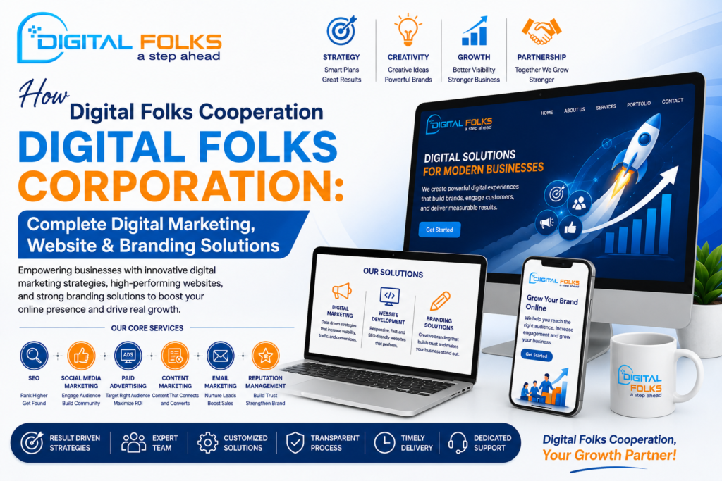 Digital Folks Corporation: Complete Digital Marketing, Website & Branding Solutions