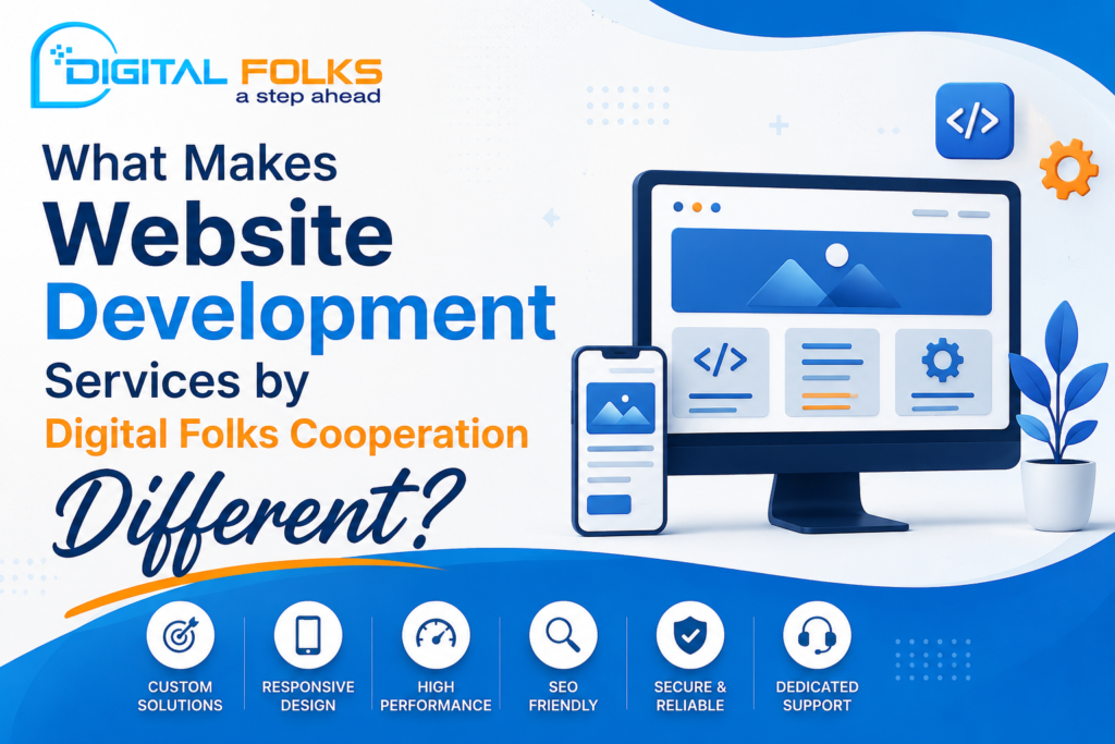 Website Development Services by Digital Folks Cooperation